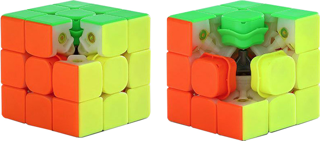 DaYan TengYun M 3x3x3 Magnetic Speed Cube Black